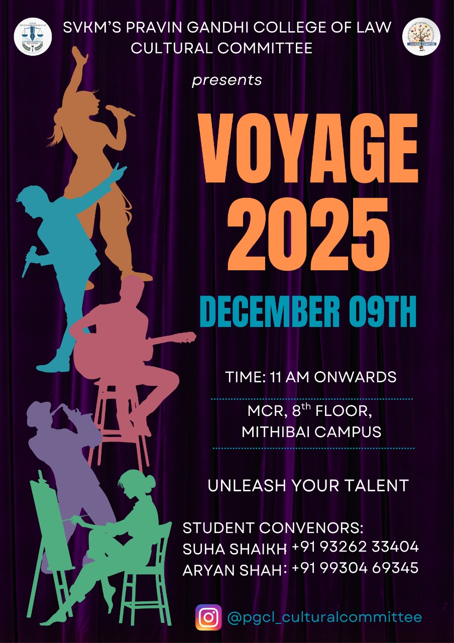 JURISCINE of SVKM’s Pravin Gandhi College of Law is organising a Photography Competition